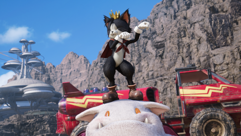 Final Fantasy VII Rebirht Cait Sith in-game