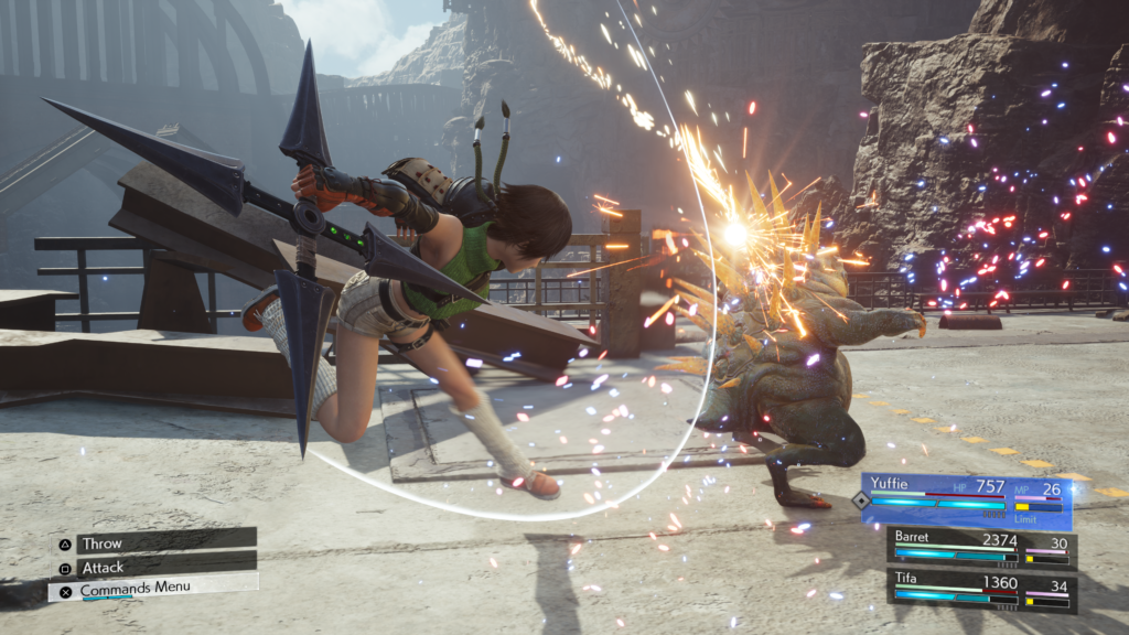 Final Fantasy VII Yuffie Attack