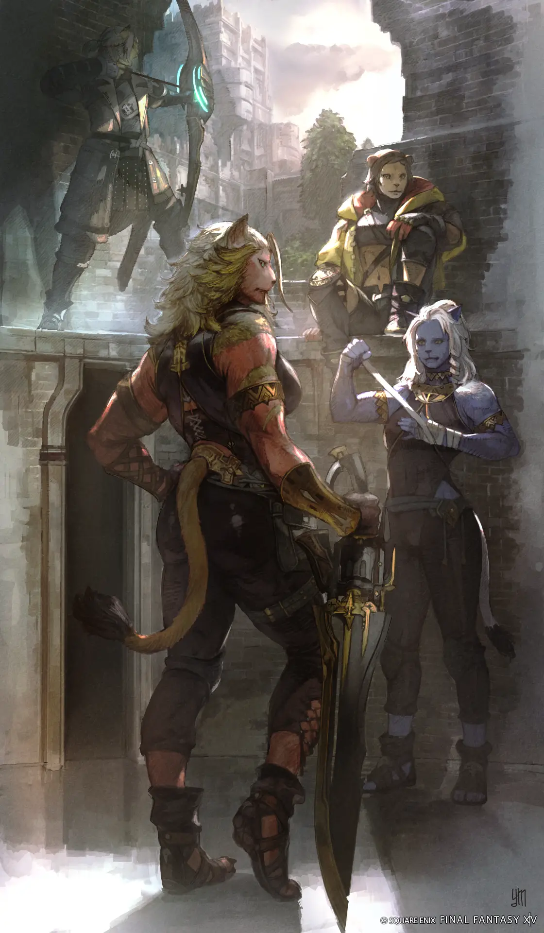 Final Fantasy XIV Hrothgar Art