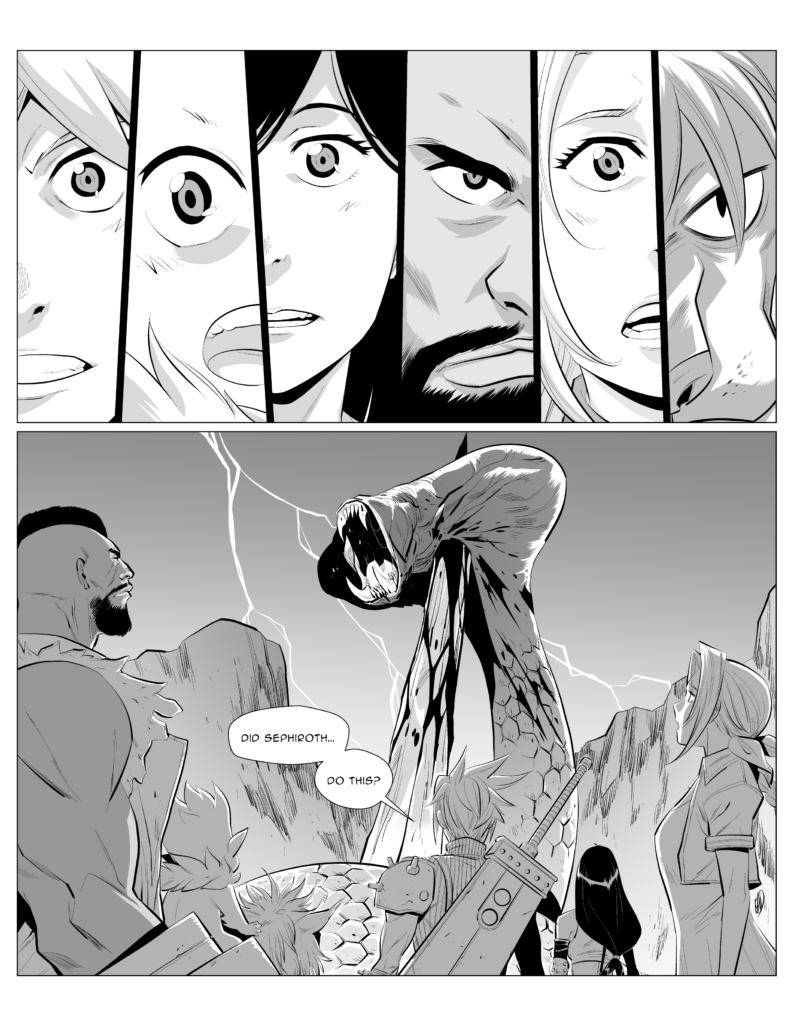 Did Sephiroth Do This Manga