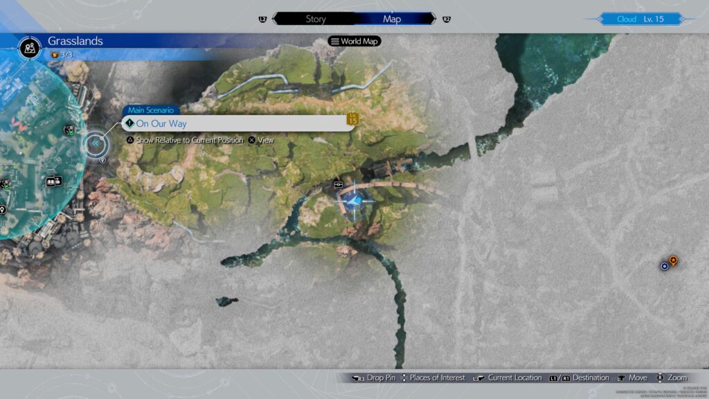 Thresher Waterwheel Second Chest Location Map