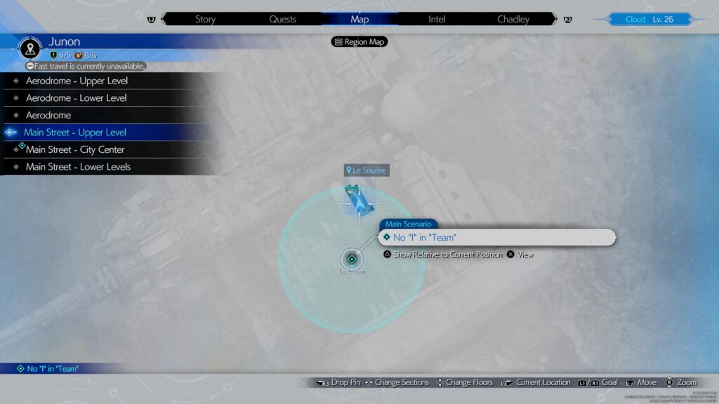 Le Sourier Troops Map