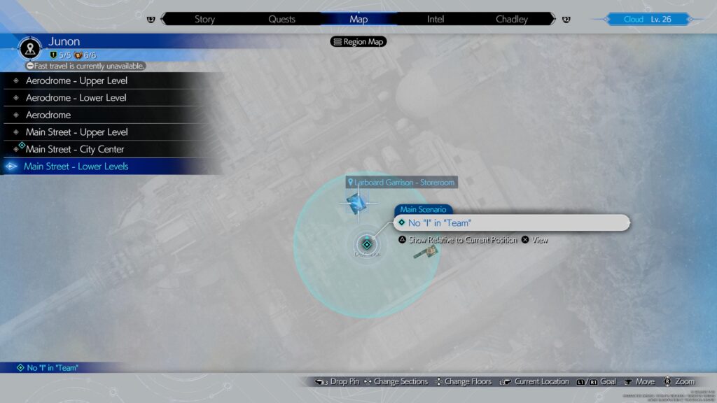 Larboard Garrison Map