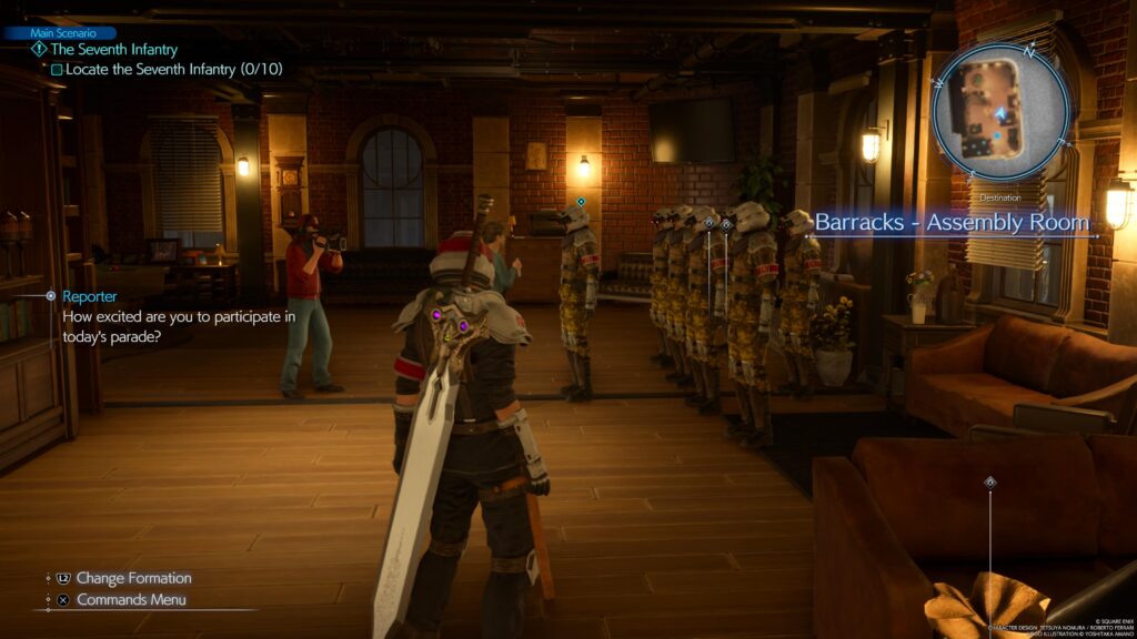 Final Fantasy VII Rebrith Barracks Assembly