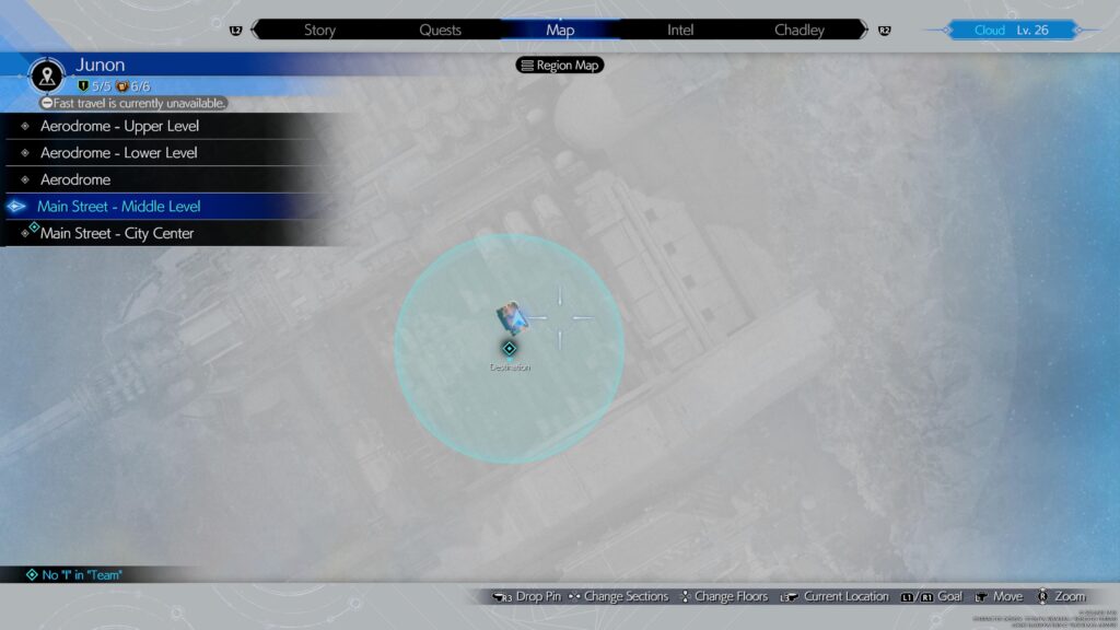 Final Fantasy VII Rebrith Barracks Assembly Map