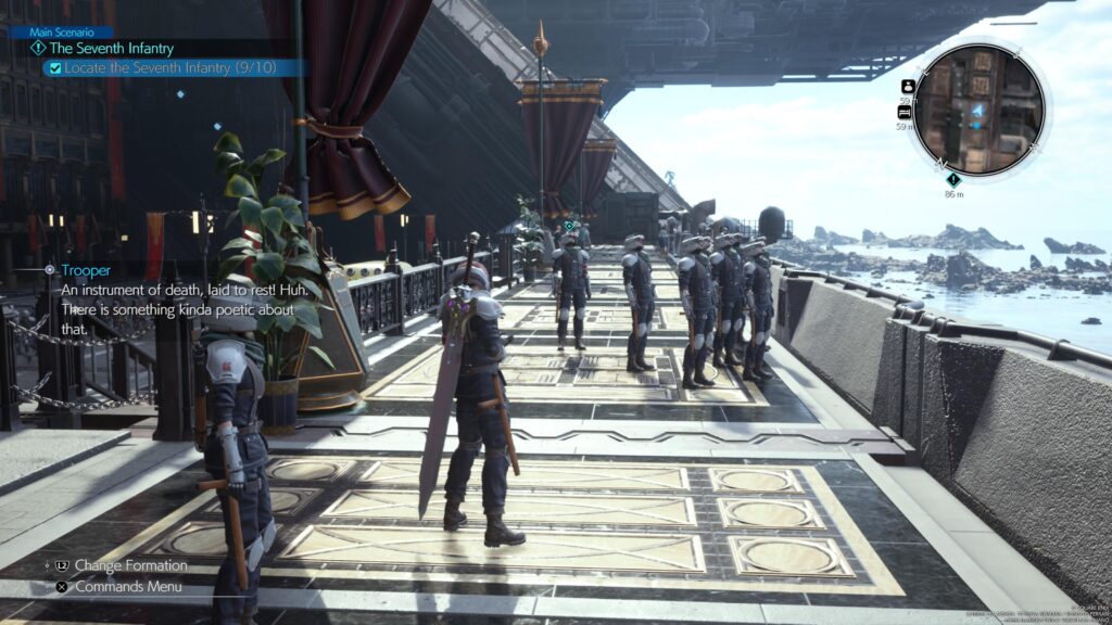 Seventh Infantry Junon Canon LOcation