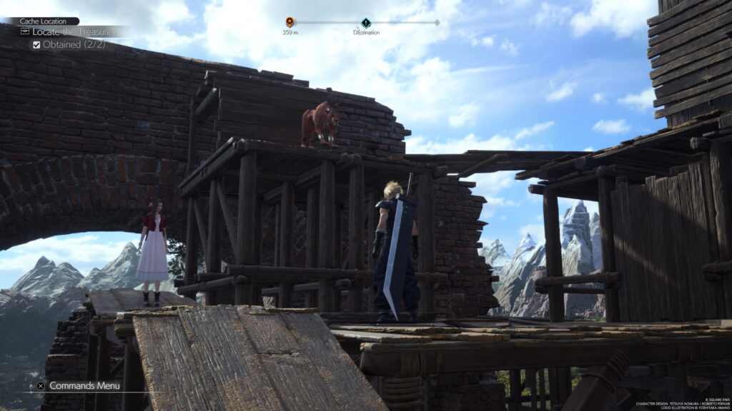 Final Fantasy VII Rebirth Grassy Viaduct Path