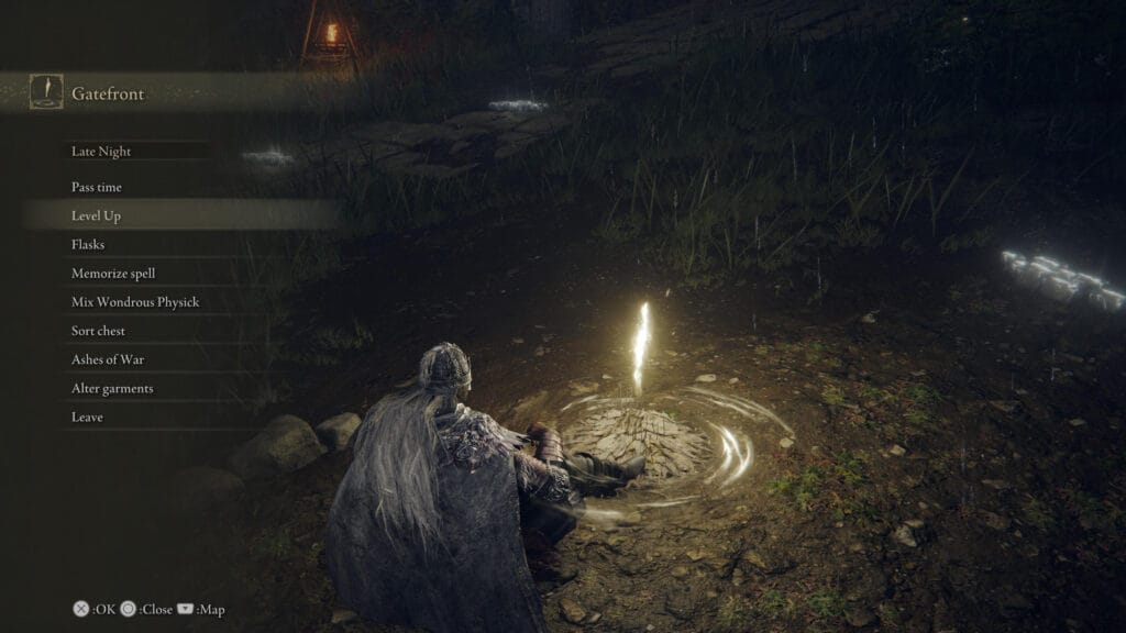 Elden Ring Grace Menu