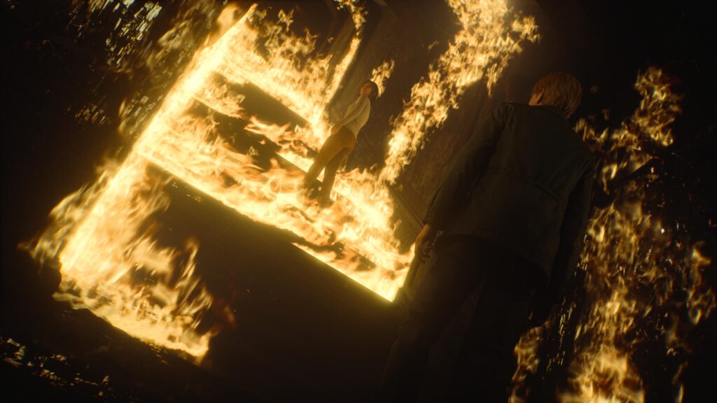 Angela Silent Hill 2 Remake Fire