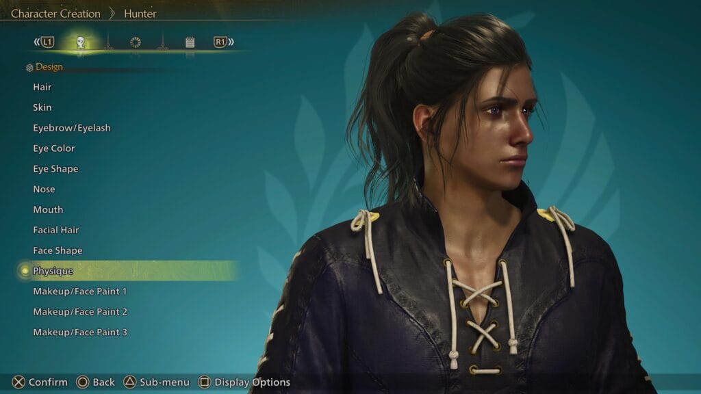 Monster Hunter Character Creation