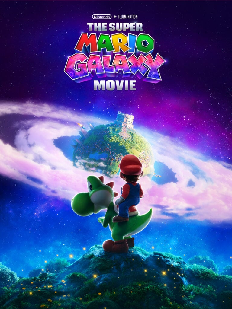 Super Mario Galaxy Movie Yoshi Poster